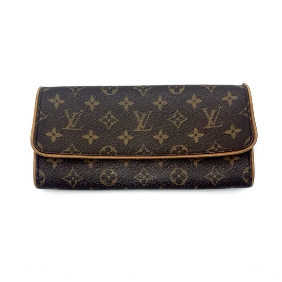 Louis Vuitton Handbags - Authentic Louis Vuitton Pochette Twin Monogram Brown Clutch